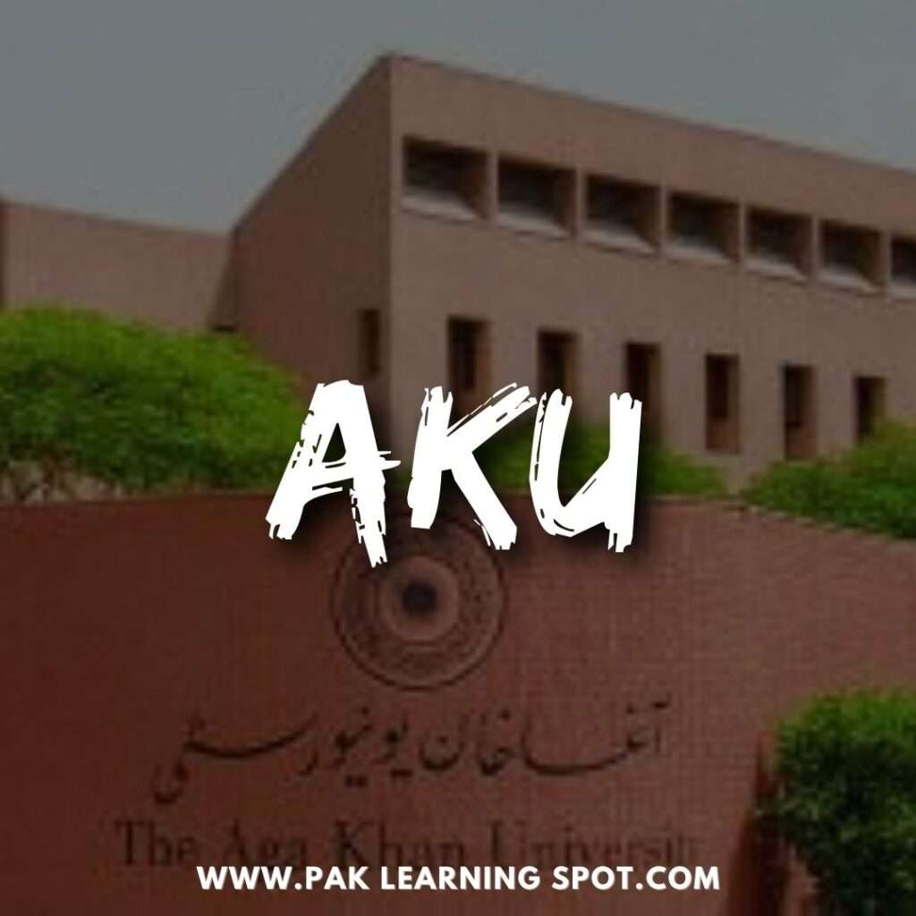 Aga Khan University Entry Test AKU - PakLearningSpot LMS PMC Entry Test ...