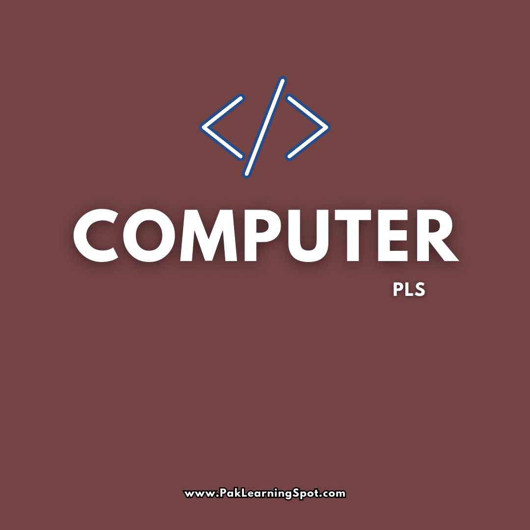 Computer Sciences FlashCard PLS Prep by PakLearningSpot PLS Entry Test