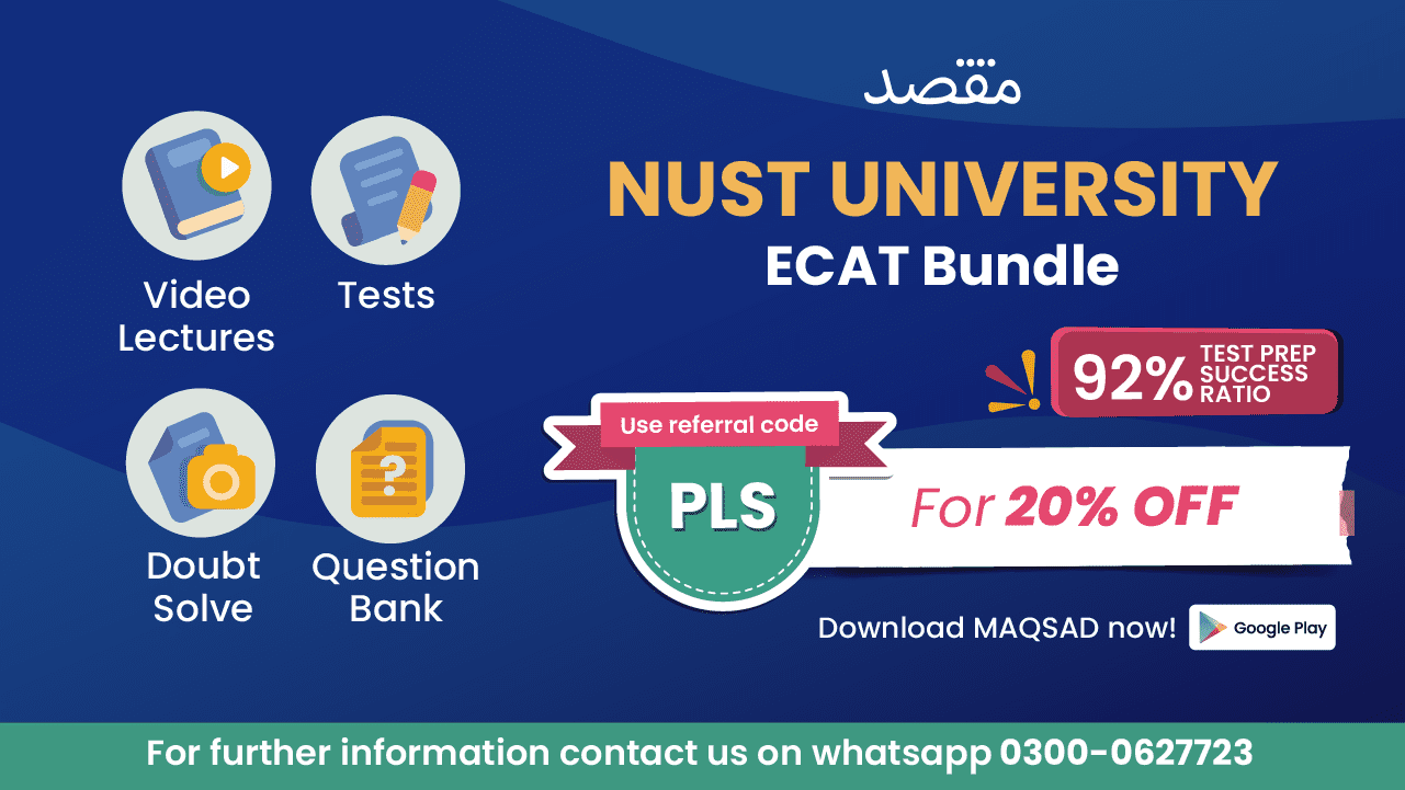 NUST Entry Test 2024 - PLS Prep By PakLearningSpot PLS Preparations